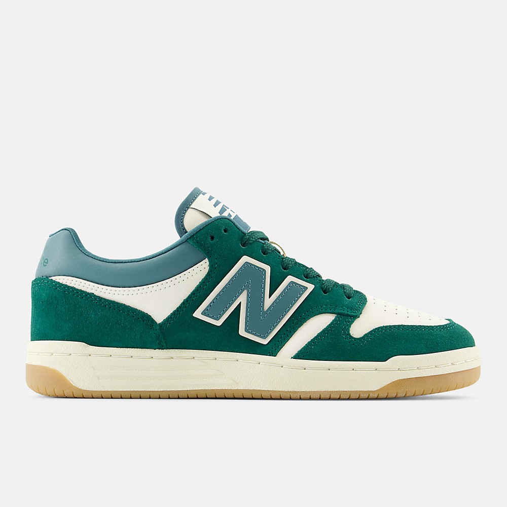 New Balance 480 Shoes Marsh Green with Linen and New Spruce